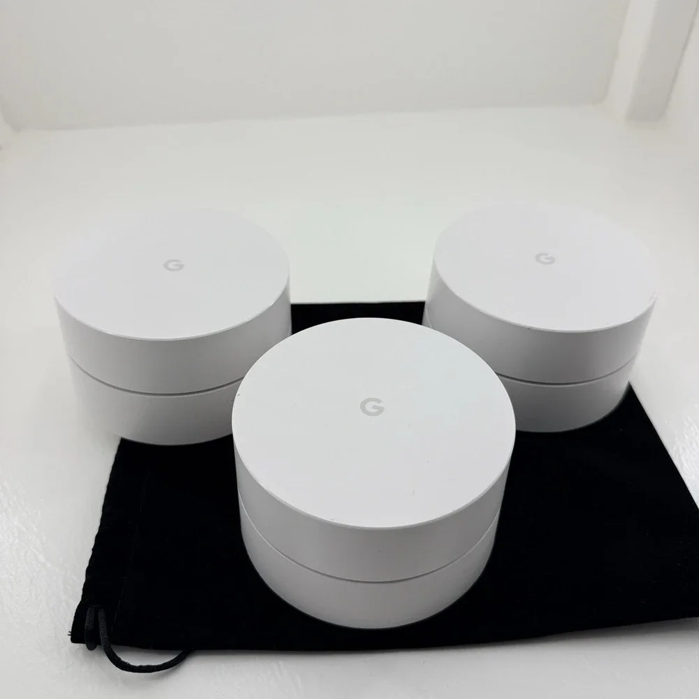 GOOGLE Dual-Band AC1200 Mesh Wi-Fi Routers Lot of 3 AC-1304 5289